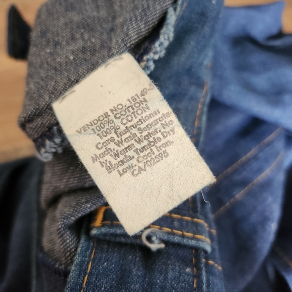 Vintage Women's Retro Denim Skirt High Waist - Picture 7 of 7